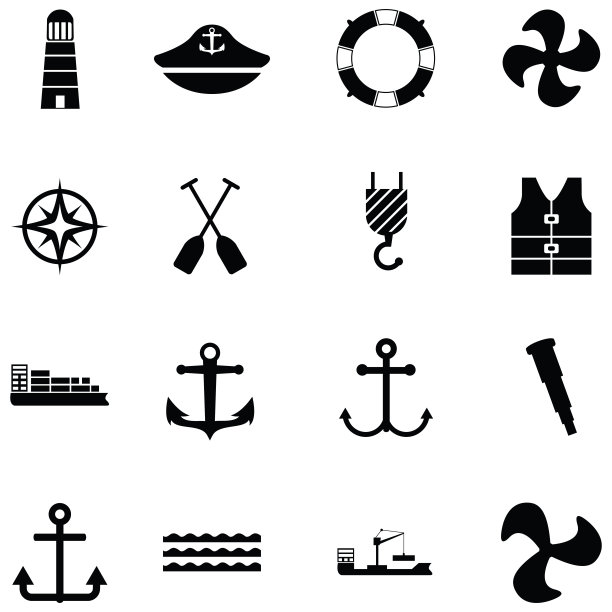 港口图例符号图片