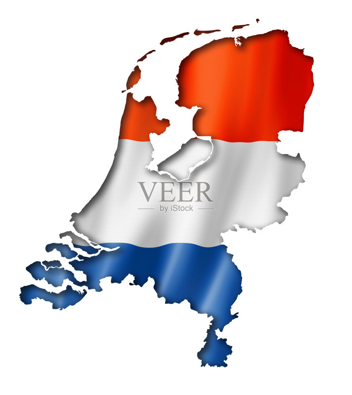 荷兰国旗地图图片素材下载 - Veer图库