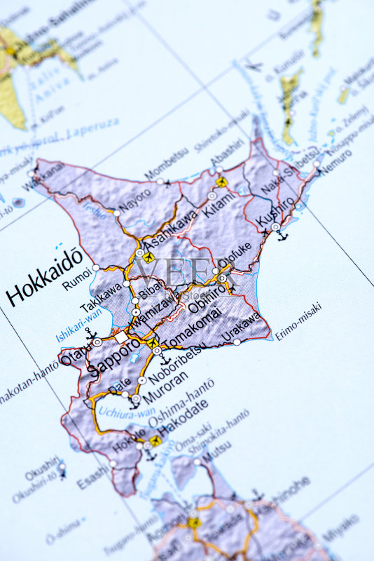 北海道日本地图图片素材下载 - Veer图库