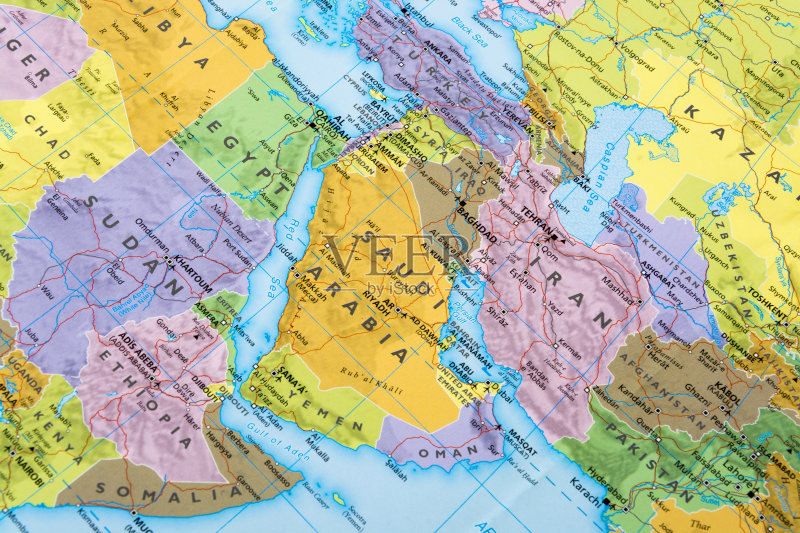 中东国家地图图片素材下载 - Veer图库