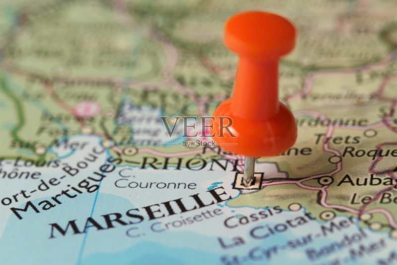 在马赛法国地图上的棒针图片素材下载 - Veer图