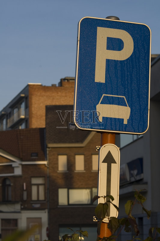 停车场,英文字母p,垂直画幅,交通标志,无人