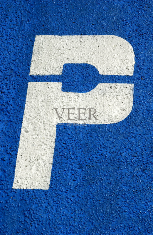 停车场,英文字母p,垂直画幅,无人,蓝色
